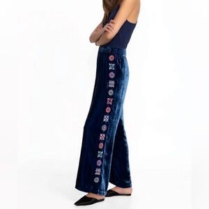 New Johnny Was - VELVET WIDE LEG PANT NIKKOLA size XS , M Red tag removable!
